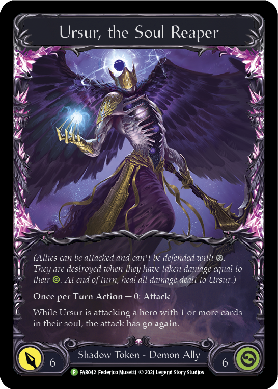 Ursur, the Soul Reaper [FAB042] (Promo)  Rainbow Foil | Galactic Gamez