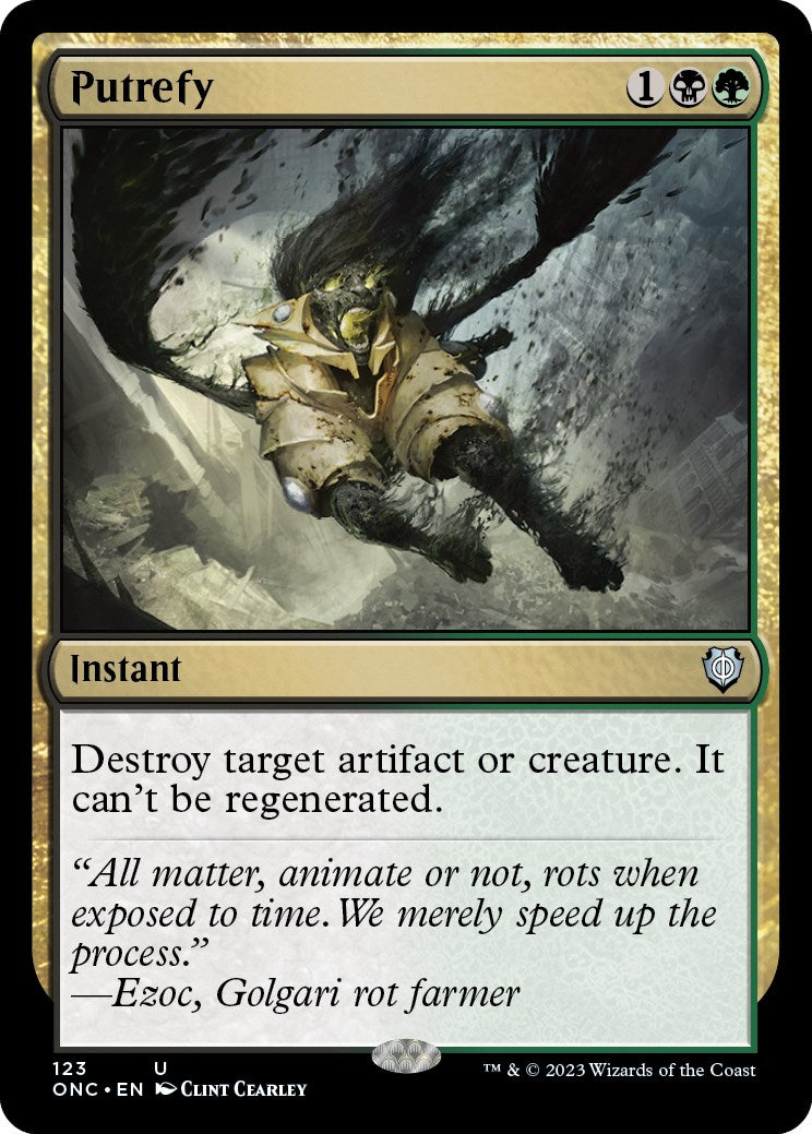 Putrefy [Phyrexia: All Will Be One Commander] | Galactic Gamez