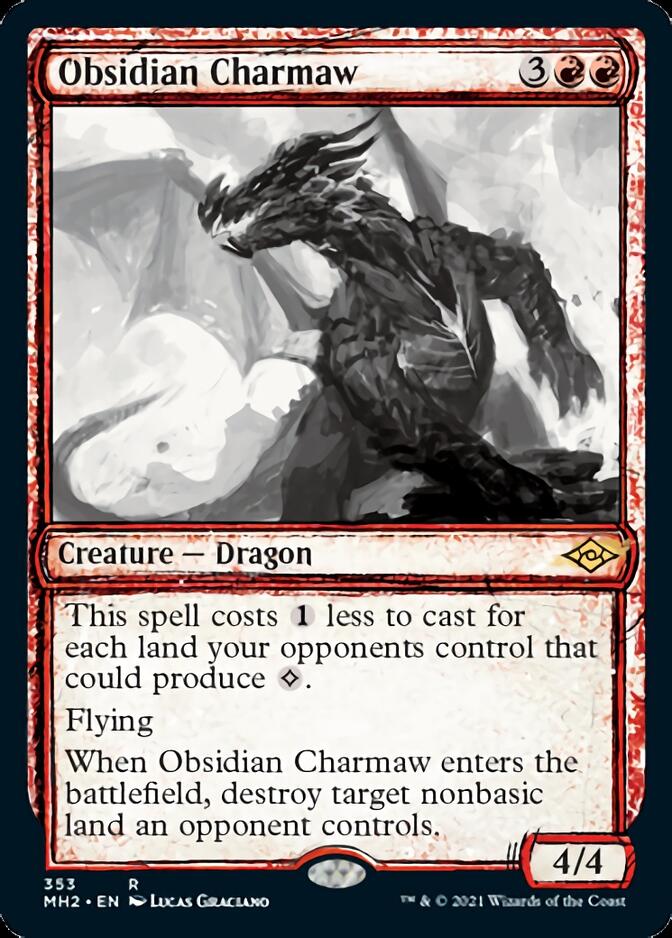 Obsidian Charmaw (Sketch) [Modern Horizons 2] | Galactic Gamez
