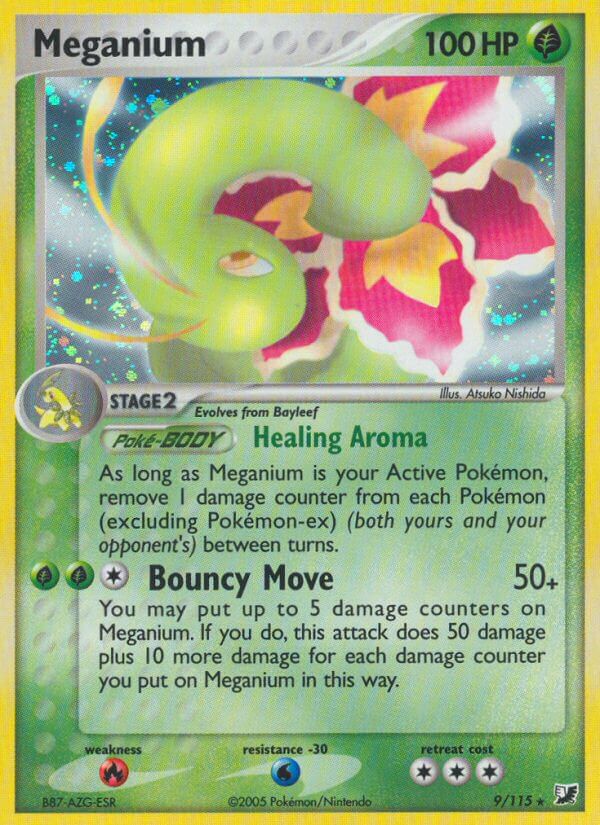 Meganium (9/115) (Theme Deck Exclusive) [EX: Unseen Forces] | Galactic Gamez