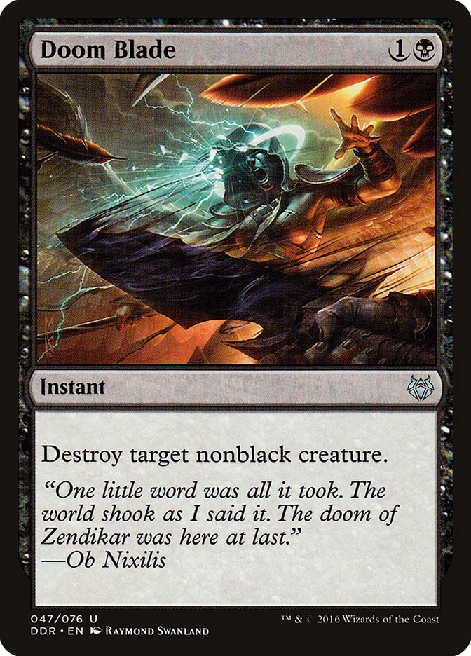Doom Blade [Duel Decks: Nissa vs. Ob Nixilis] | Galactic Gamez