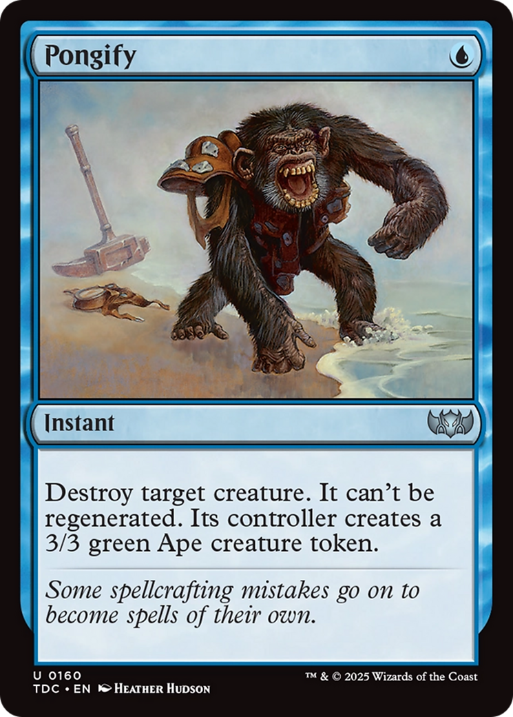 Pongify [Tarkir: Dragonstorm Commander] | Galactic Gamez