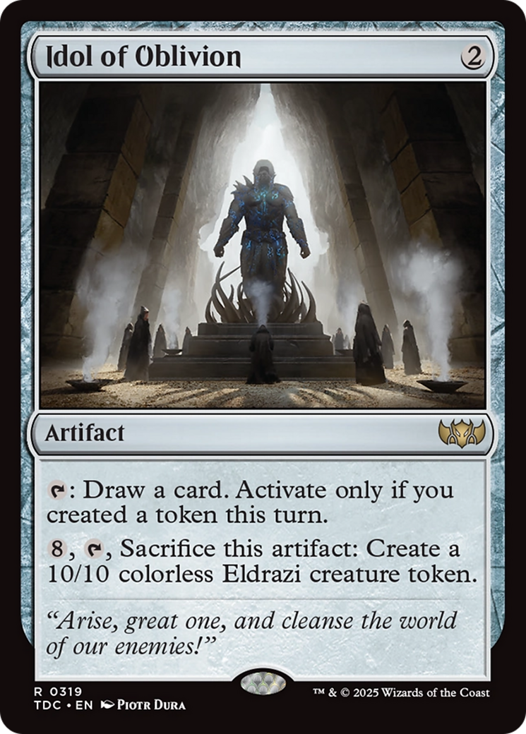 Idol of Oblivion [Tarkir: Dragonstorm Commander] | Galactic Gamez
