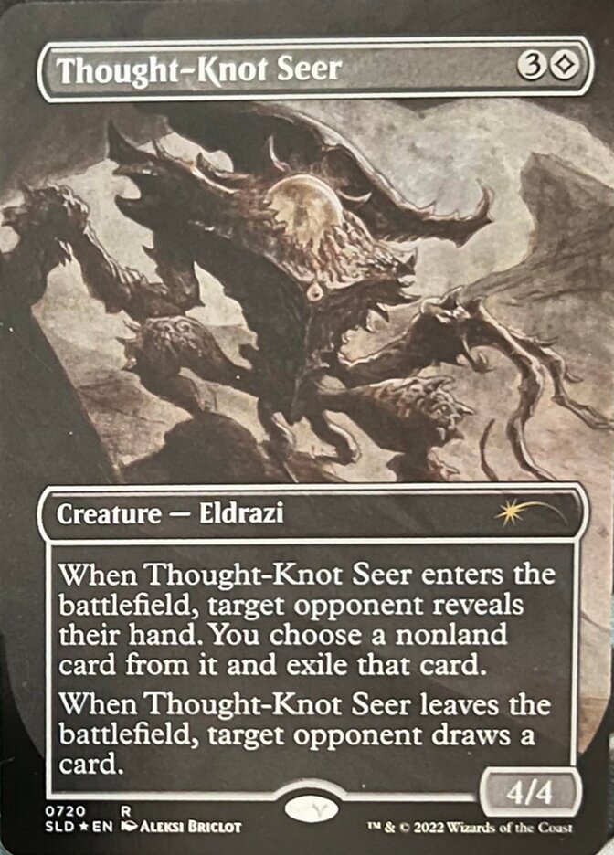 Thought-Knot Seer (720) (Borderless) [Secret Lair Drop Promos] | Galactic Gamez