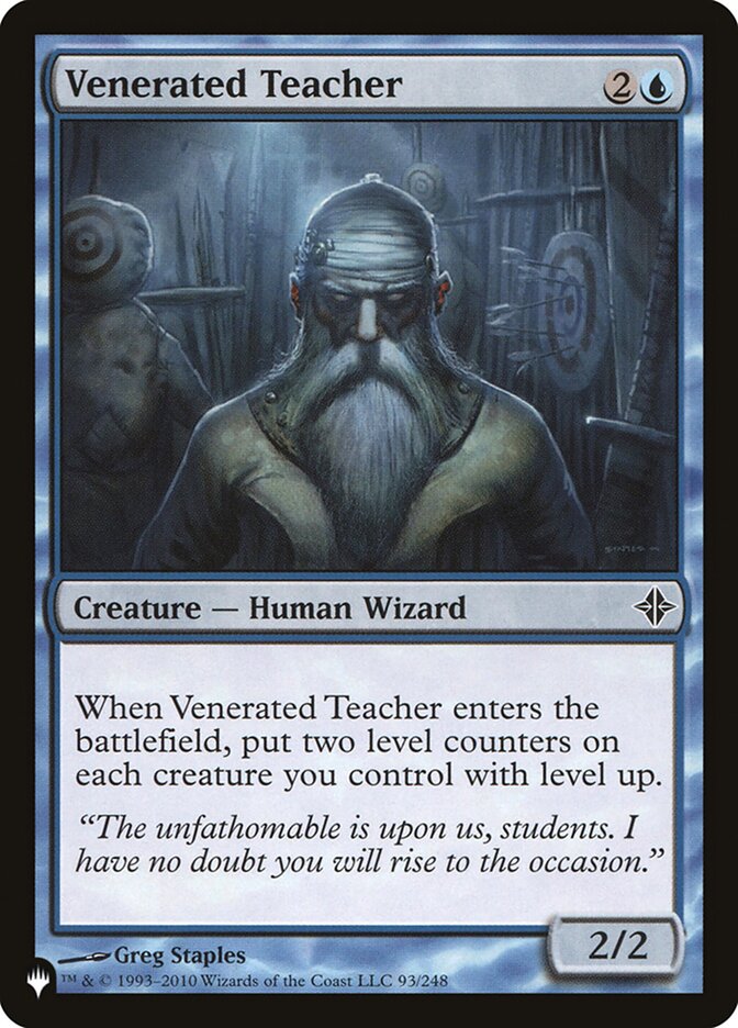 Venerated Teacher [The List] | Galactic Gamez