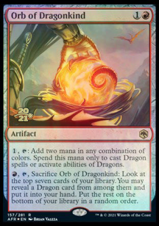 Orb of Dragonkind [Dungeons & Dragons: Adventures in the Forgotten Realms Prerelease Promos] | Galactic Gamez