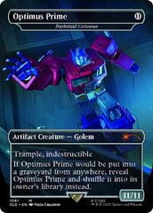 Darksteel Colossus - Optimus Prime (Borderless) [Secret Lair Drop Series] | Galactic Gamez