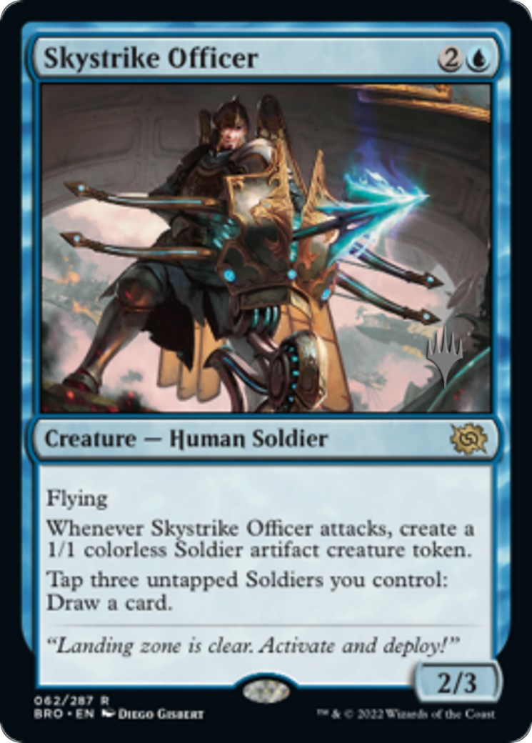 Skystrike Officer (Promo Pack) [The Brothers' War Promos] | Galactic Gamez