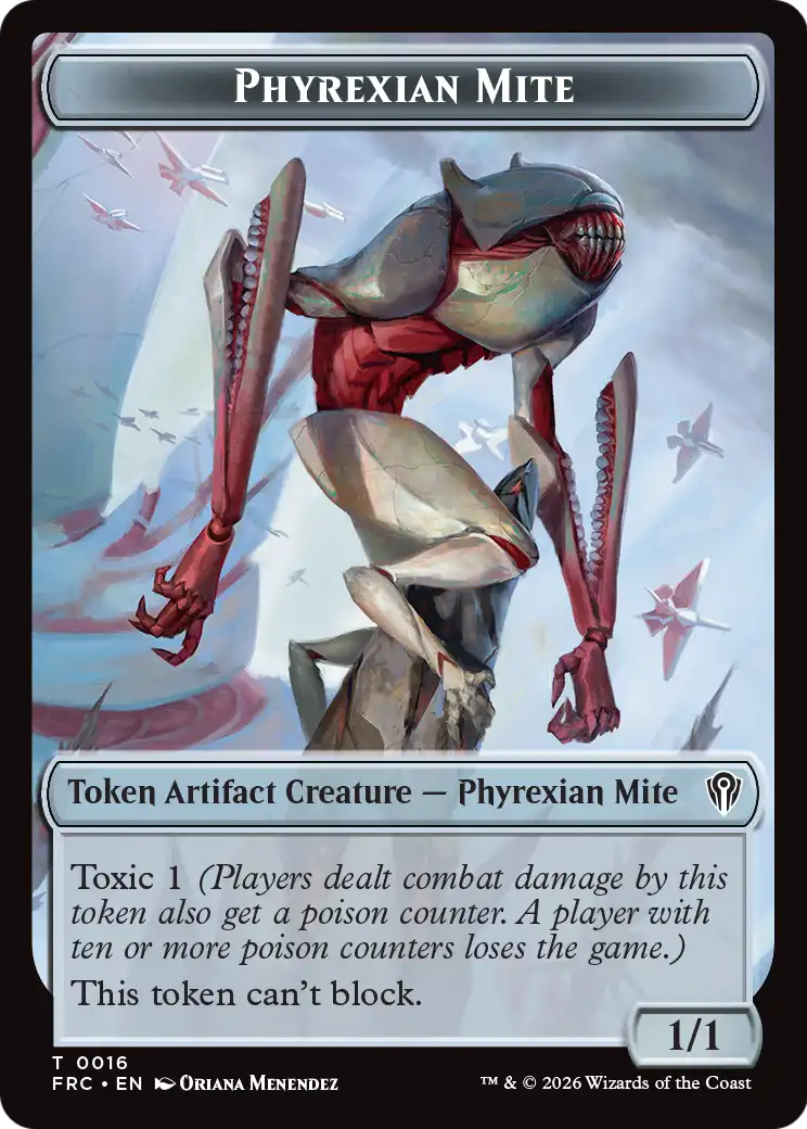 Kobolds of Kher Keep // Phyrexian Mite Double-Sided Token [Reality Fracture Commander Tokens] | Galactic Gamez