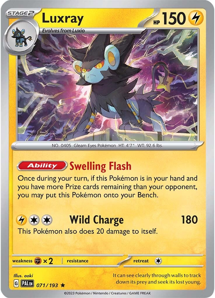 Luxray (071/193) [Scarlet & Violet: Paldea Evolved] | Galactic Gamez