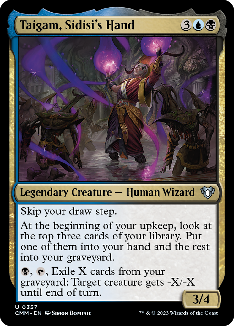 Taigam, Sidisi's Hand [Commander Masters] | Galactic Gamez