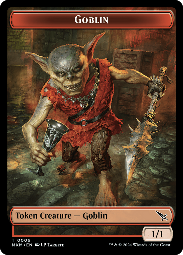 Goblin Token [Murders at Karlov Manor Tokens] | Galactic Gamez