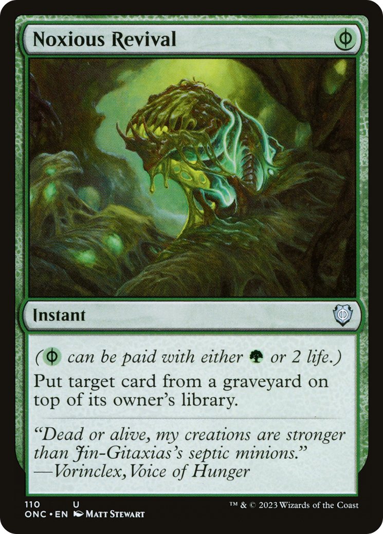 Noxious Revival [Phyrexia: All Will Be One Commander] | Galactic Gamez