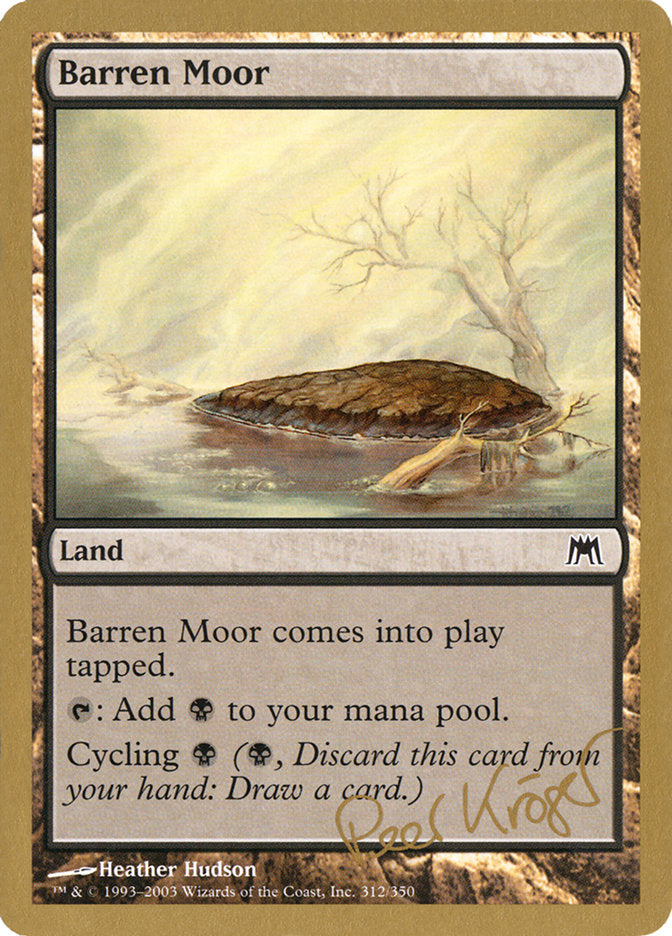 Barren Moor (Peer Kroger) [World Championship Decks 2003] | Galactic Gamez