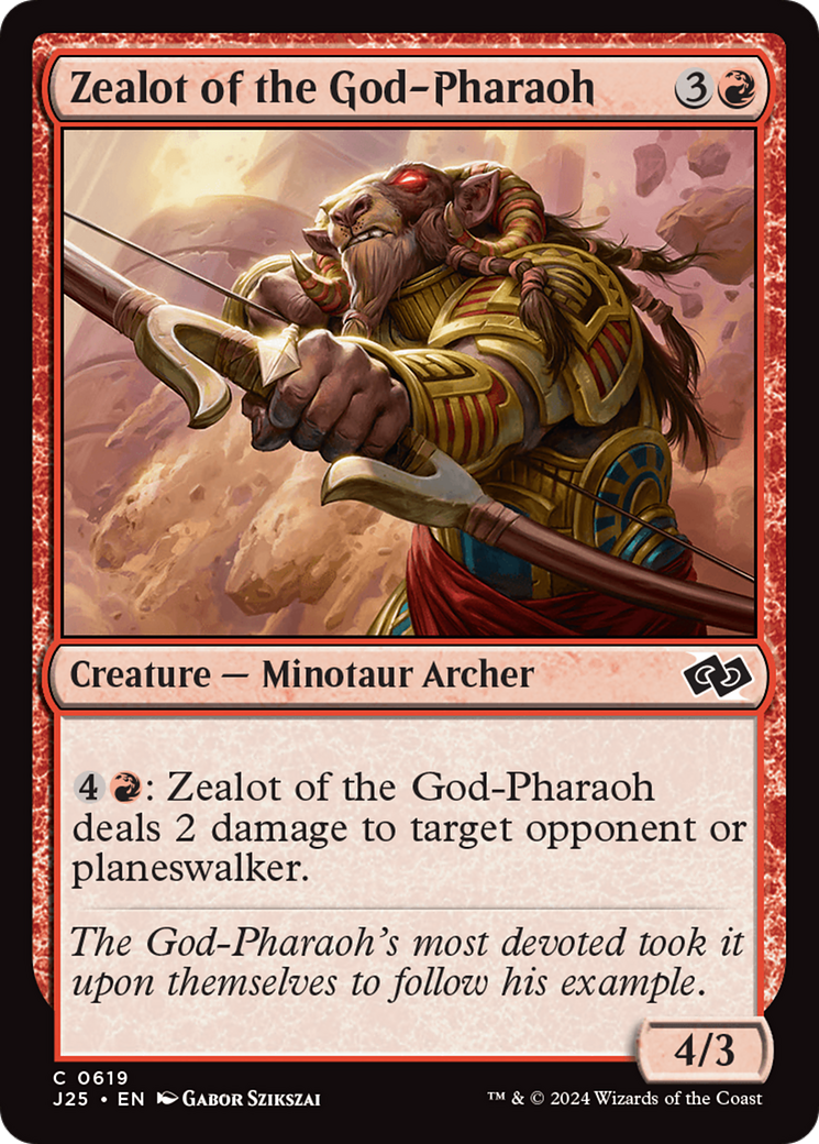 Zealot of the God-Pharaoh [Foundations Jumpstart] | Galactic Gamez