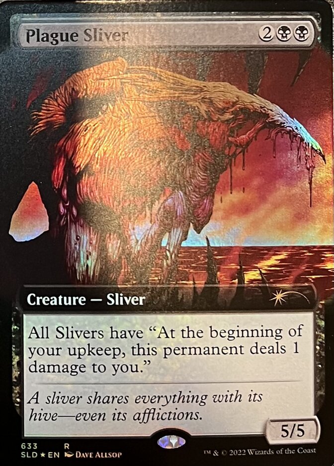 Plague Sliver (Extended Art) [Secret Lair Drop Promos] | Galactic Gamez