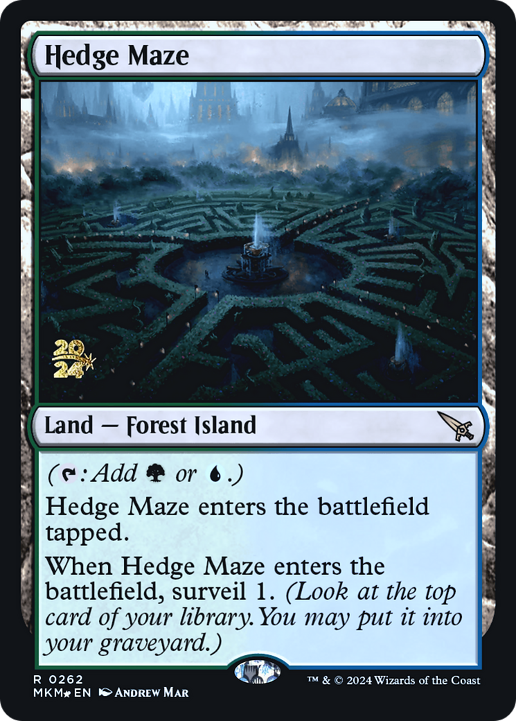 Hedge Maze [Murders at Karlov Manor Prerelease Promos] | Galactic Gamez