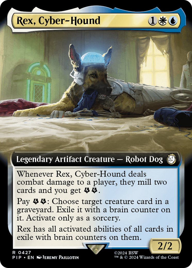 Rex, Cyber-Hound (Extended Art) [Fallout] | Galactic Gamez