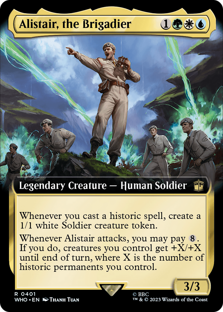 Alistair, the Brigadier (Extended Art) [Doctor Who] | Galactic Gamez