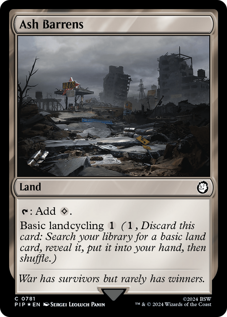 Ash Barrens (Surge Foil) [Fallout] | Galactic Gamez