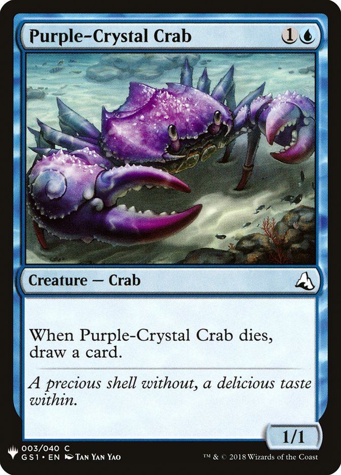 Purple-Crystal Crab [Mystery Booster] | Galactic Gamez