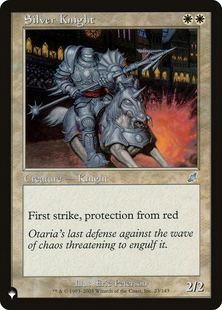 Silver Knight [The List Reprints] | Galactic Gamez