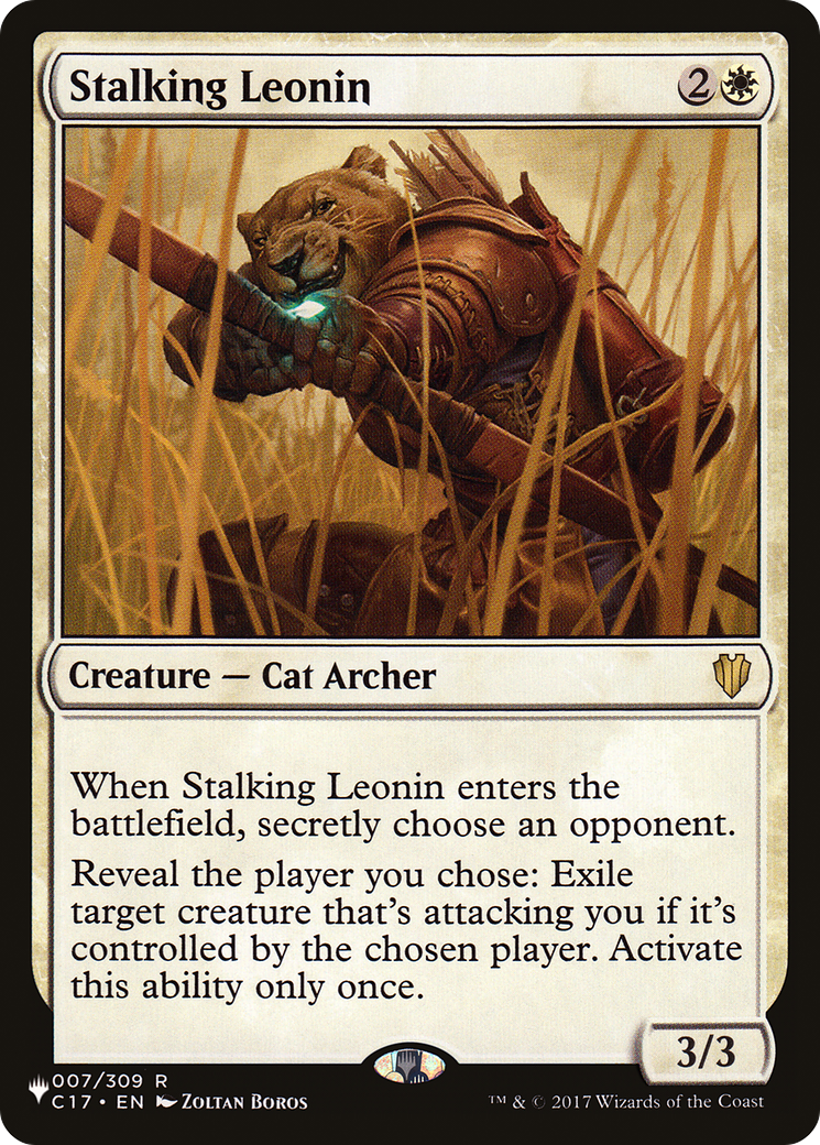 Stalking Leonin [The List] | Galactic Gamez