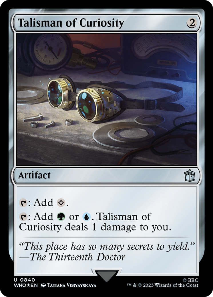 Talisman of Curiosity (Surge Foil) [Doctor Who] | Galactic Gamez