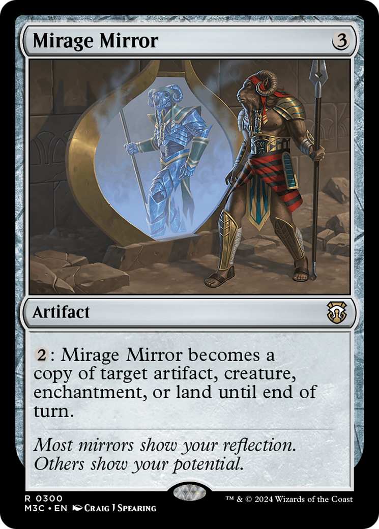 Mirage Mirror (Ripple Foil) [Modern Horizons 3 Commander] | Galactic Gamez