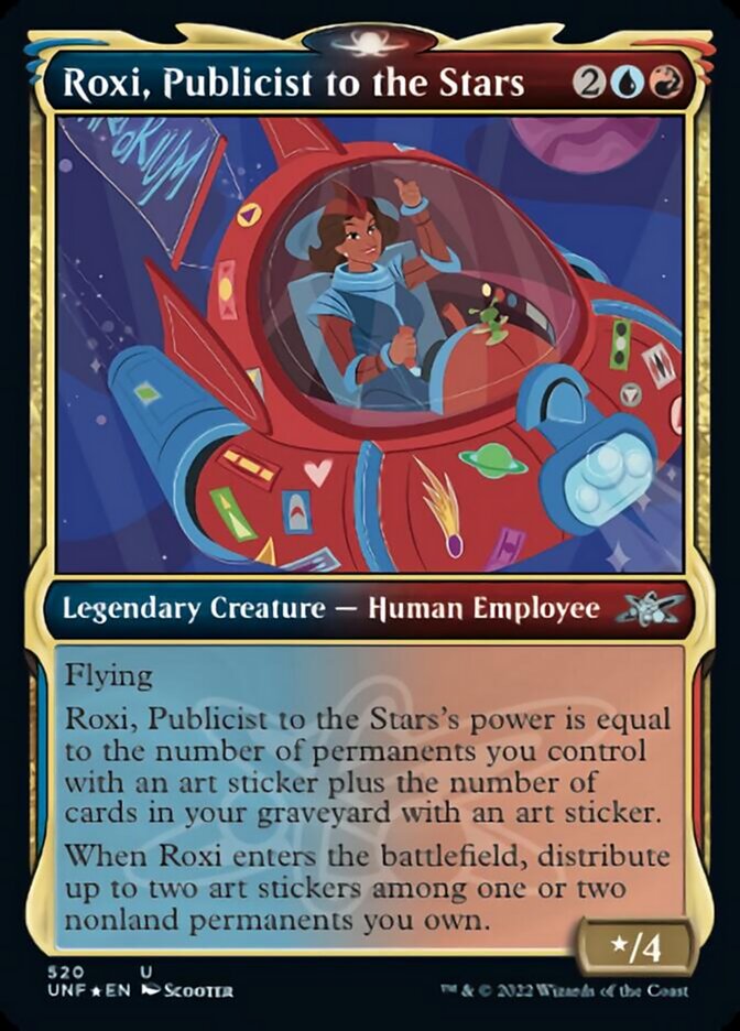 Roxi, Publicist to the Stars (Showcase) (Galaxy Foil) [Unfinity] | Galactic Gamez