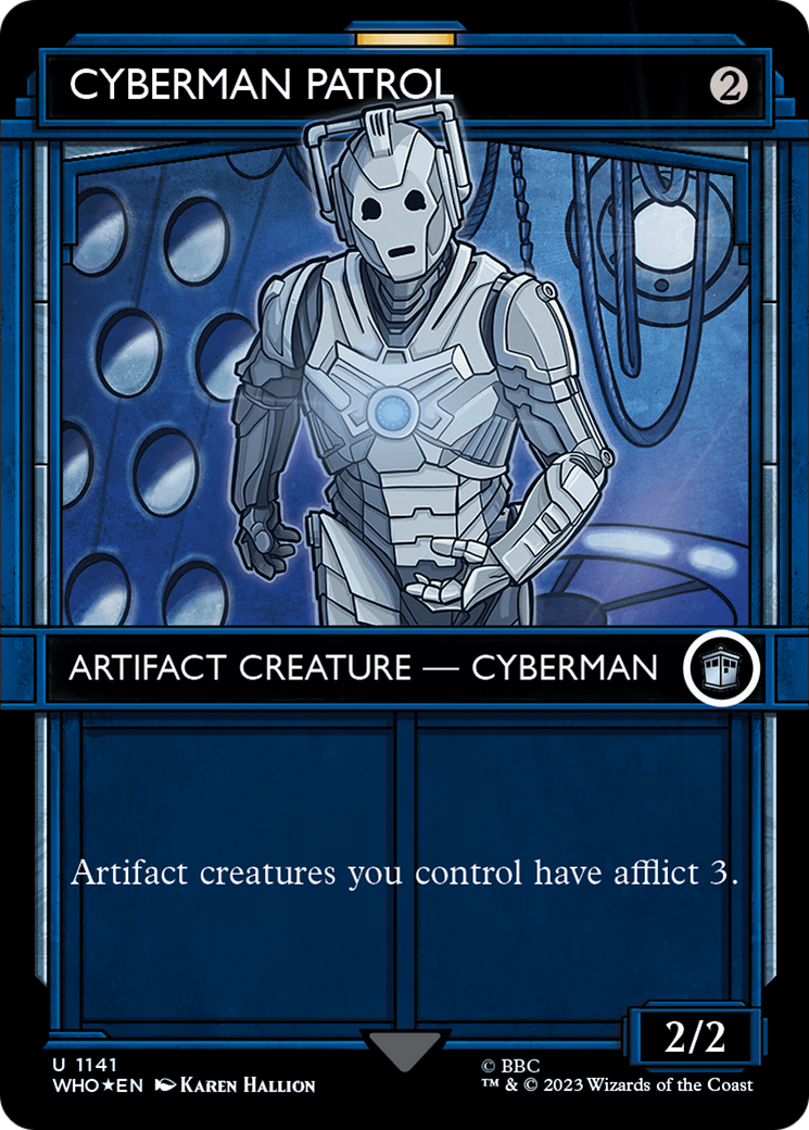 Cyberman Patrol (Showcase) (Surge Foil) [Doctor Who] | Galactic Gamez