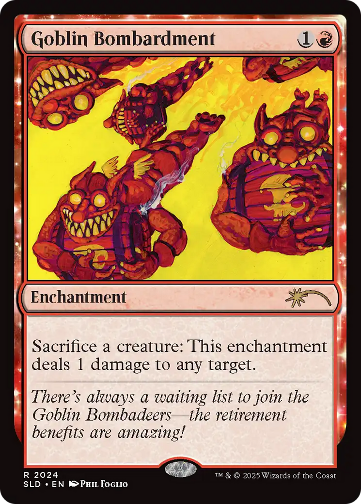 Goblin Bombardment (2024) (Rainbow Foil) [Secret Lair Drop Series] | Galactic Gamez