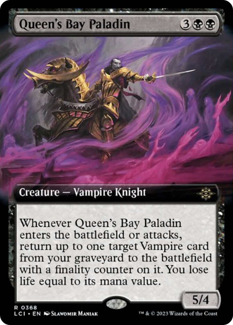 Queen's Bay Paladin (Extended Art) [The Lost Caverns of Ixalan] | Galactic Gamez