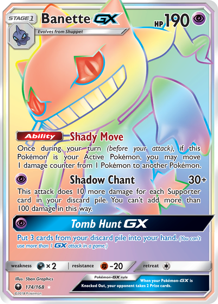 Banette GX (174/168) [Sun & Moon: Celestial Storm] | Galactic Gamez
