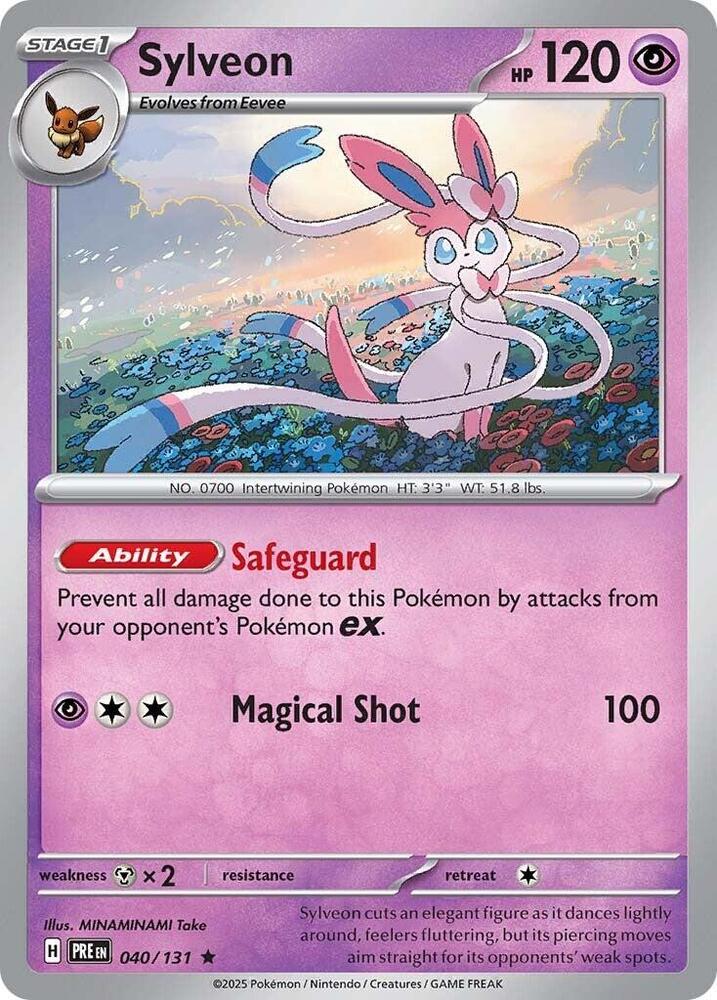 Sylveon (040/131) [Scarlet & Violet: Prismatic Evolutions] | Galactic Gamez