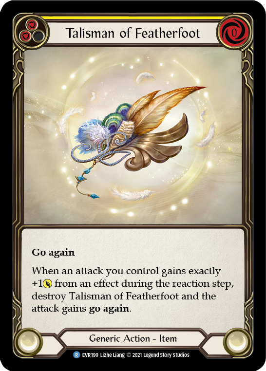 Talisman of Featherfoot [EVR190] (Everfest)  1st Edition Normal | Galactic Gamez