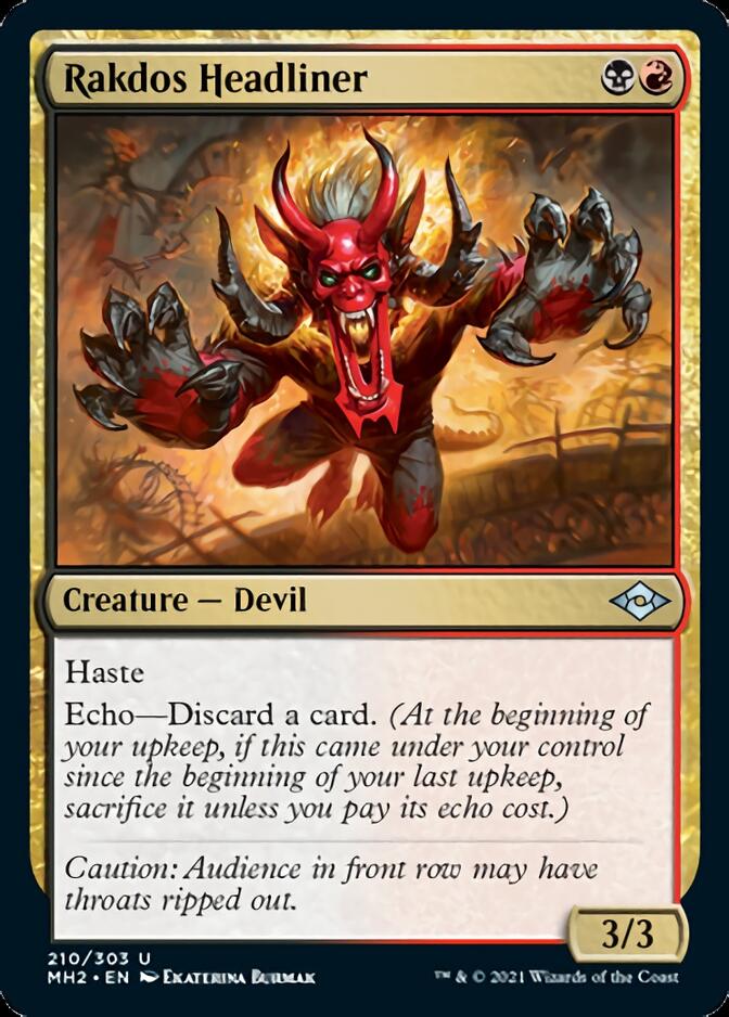 Rakdos Headliner [Modern Horizons 2] | Galactic Gamez