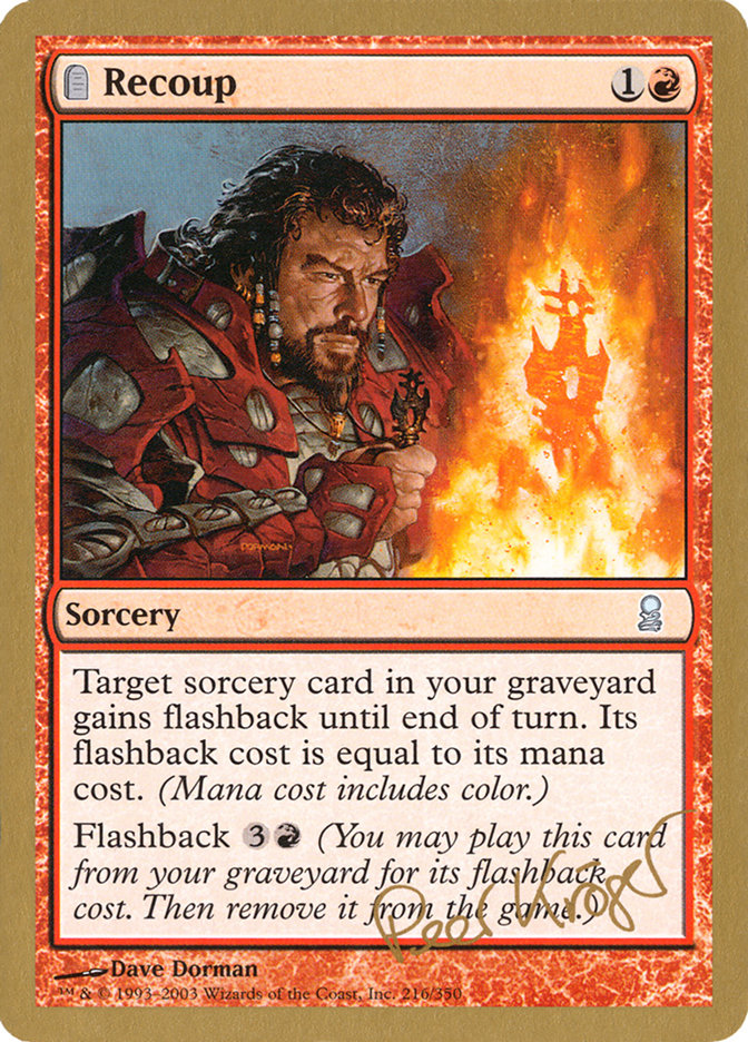Recoup (Peer Kroger) [World Championship Decks 2003] | Galactic Gamez