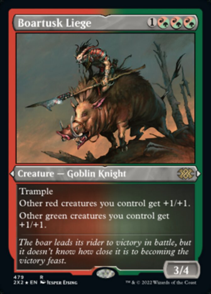 Boartusk Liege (Foil Etched) [Double Masters 2022] | Galactic Gamez