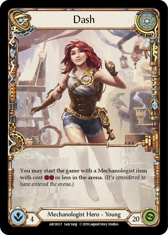 Dash // Death Dealer [ARC002-T // ARC040-T] (Arcane Rising)  1st Edition Normal | Galactic Gamez