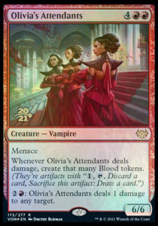 Olivia's Attendants [Innistrad: Crimson Vow Prerelease Promos] | Galactic Gamez