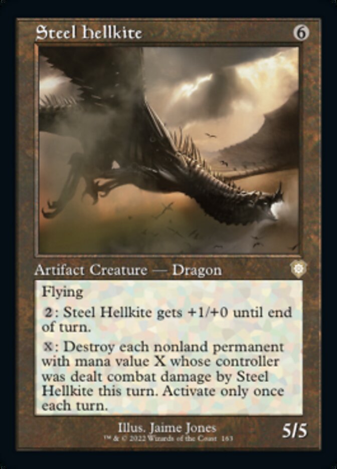 Steel Hellkite (Retro) [The Brothers' War Commander] | Galactic Gamez