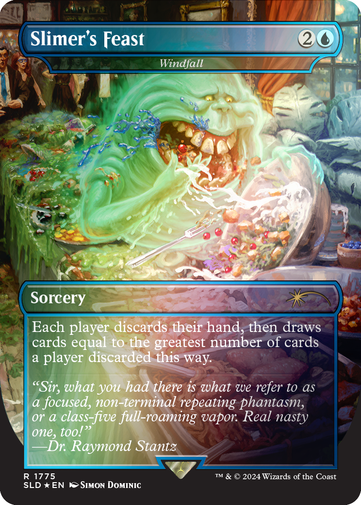 Slimer's Feast - Windfall (Rainbow Foil) [Secret Lair Drop Series] | Galactic Gamez