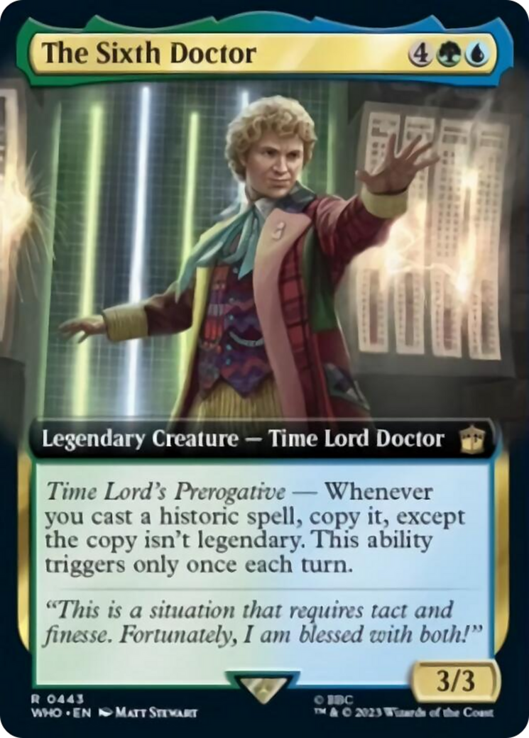 The Sixth Doctor (Extended Art) [Doctor Who] | Galactic Gamez