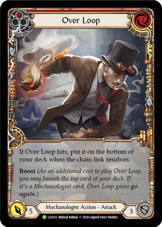 Over Loop (Red) [LGS032] (Promo)  Rainbow Foil | Galactic Gamez
