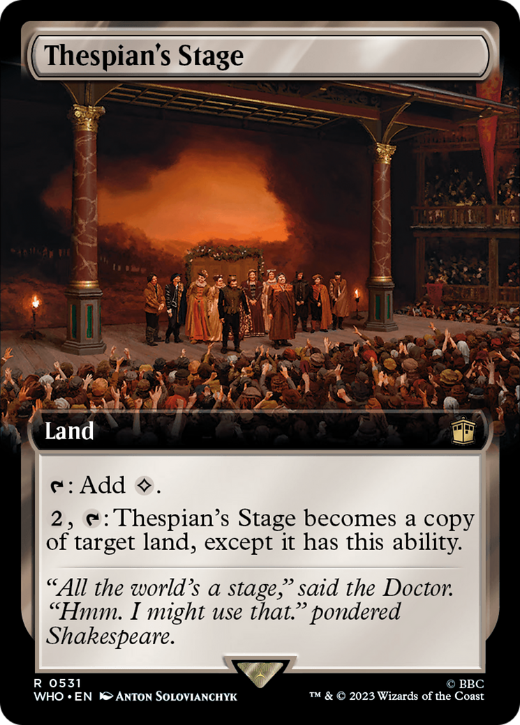 Thespian's Stage (Extended Art) [Doctor Who] | Galactic Gamez