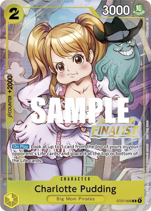 Charlotte Pudding (Online Regional 2023) [Finalist] [One Piece Promotion Cards] | Galactic Gamez