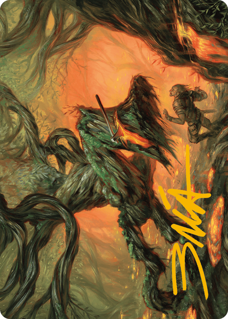 Stump Stomp Art Card (Gold-Stamped Signature) [Modern Horizons 3 Art Series] | Galactic Gamez