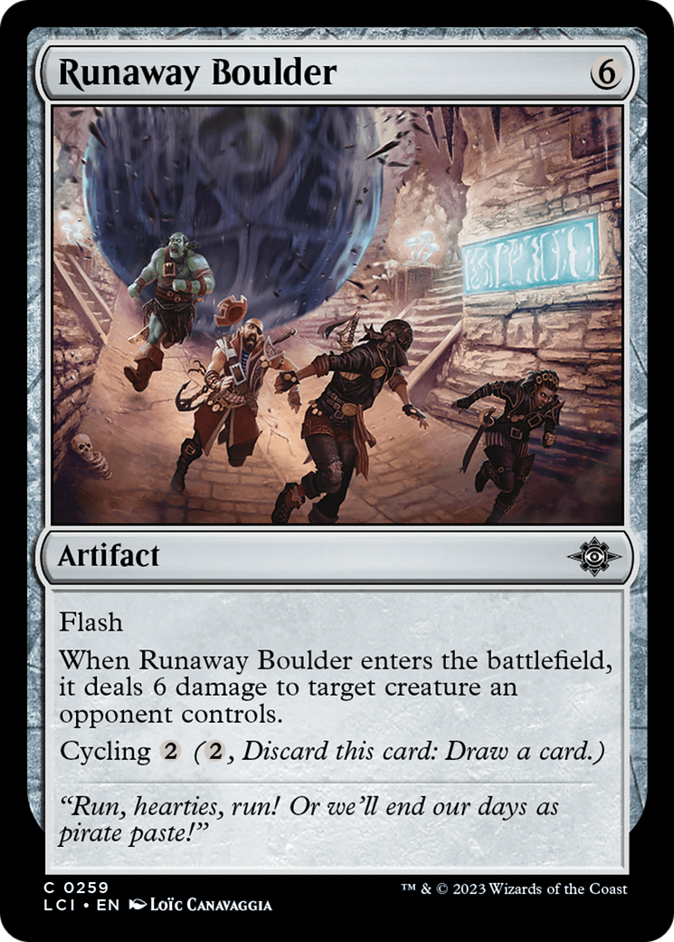 Runaway Boulder [The Lost Caverns of Ixalan] | Galactic Gamez