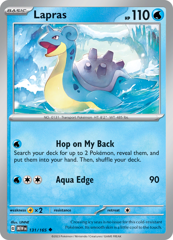 Lapras (131/165) [Scarlet & Violet: 151] | Galactic Gamez